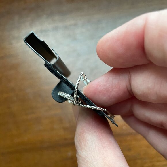 Buy 3 pairs of earrings for $12. Express Silver Dangle Cross Earrings - Picture 3 of 3